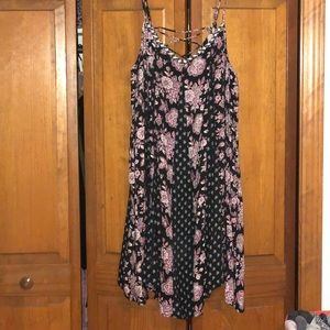 Light floral midi dress